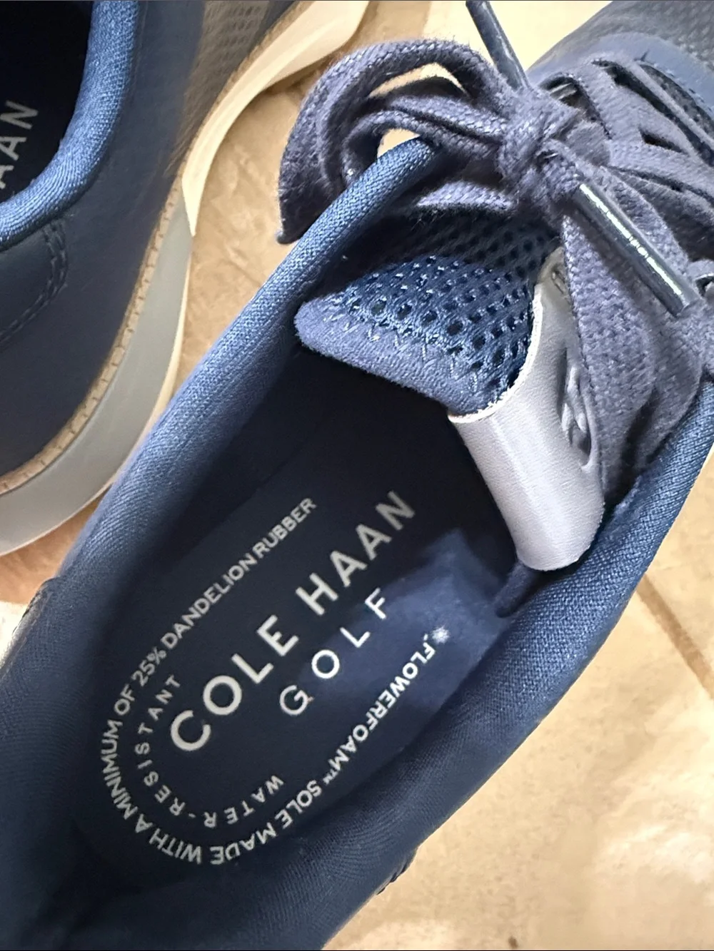 Cole Haan Navy and White Men's Golf Shoes